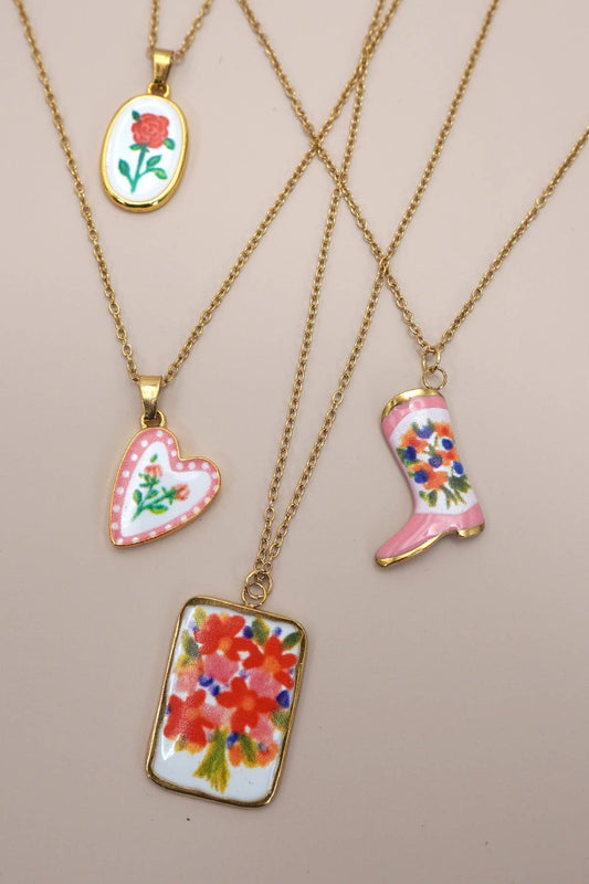18K Stainless Steel Tarnish Free Waterproof Neck | 40NK9503