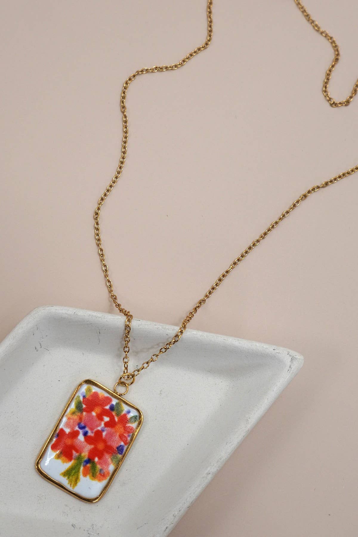 18K Stainless Steel Tarnish Free Waterproof Neck | 40NK9503