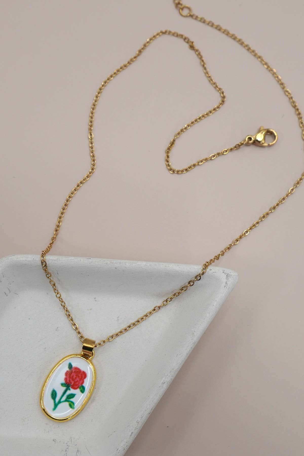 18K Stainless Steel Tarnish Free Waterproof Neck | 40NK9503