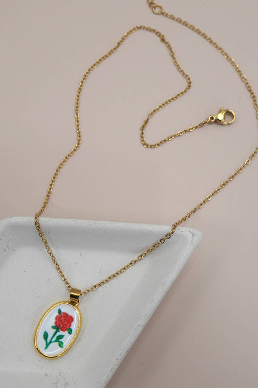 18K Stainless Steel Tarnish Free Waterproof Neck | 40NK9503